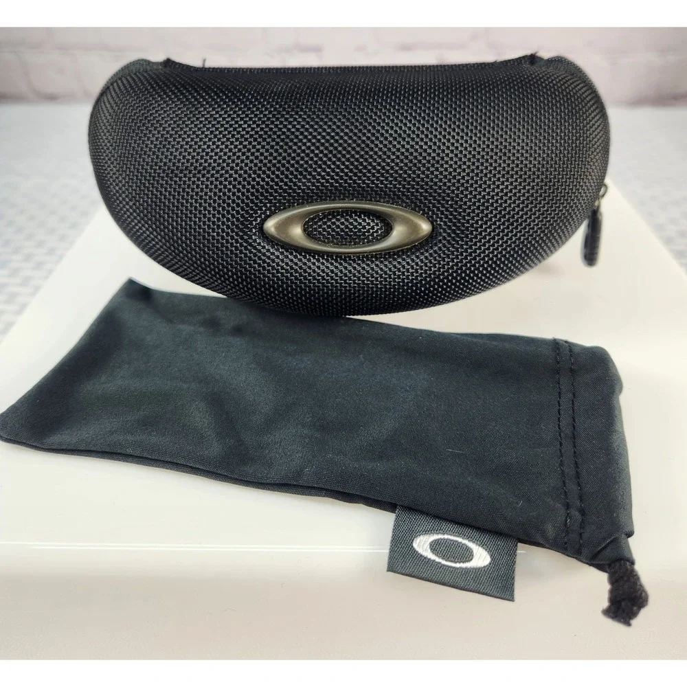 Oakley Sunglasses Case Half Jacket Soft Vault Zipper Nylon Empty Clamshell